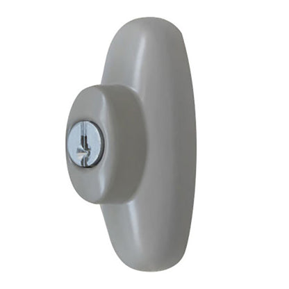 Andersen Left Hand Exterior Tribeca Lock with Keys for Frenchwood Sliding Door - Stone