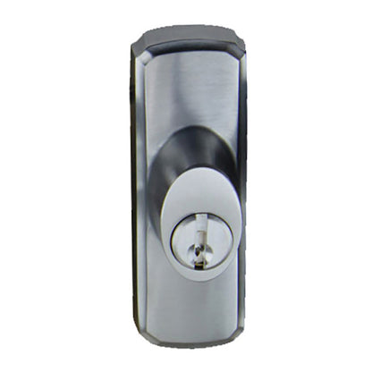 Andersen Perma-Shield Gliding Door Key Lock - Right-Handed - Brushed Chrome - Newbury Outside Keylock with Housing - Schlage Key Way - 1999 to Present