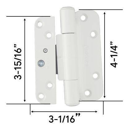 Andersen Single Hinge, Left Hand (2005-Present) - White