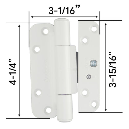 3 Hinge Kit, 2005-Present, Andersen FWH Right Hand Door - Wh