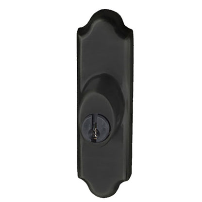 Andersen Gliding Door Keyed Lock, Covington - LH, Oil-Rubbed Bronze