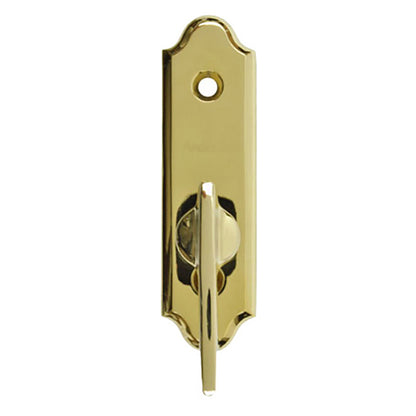 Andersen Gliding Door Covington Inside Thumb Latch - Bright Brass