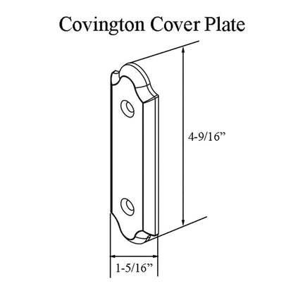 Andersen Gliding Door Cover Plate, Covington Style - Oil-Rubbed Bronze
