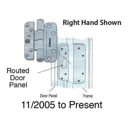 1 Hinge Kit, 2005-Present Andersen FWH Right Hand Door - Ant