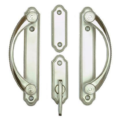 Andersen Whitmore 2-Panel Gliding Door Interior/Exterior Trim Hardware - Satin Nickel