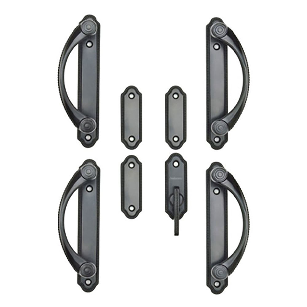 Andersen 4-Panel Gliding Door Interior/Exterior Trim Whitmore Hardware Set - Oil-Rubbed Bronze