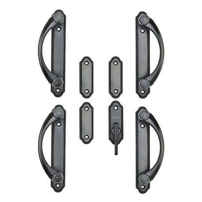Andersen 4-Panel Gliding Door Interior/Exterior Trim Whitmore Hardware Set - Oil-Rubbed Bronze