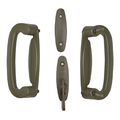 Andersen 2 Panel Gliding Door Tribeca Interior/Exterior Hardware Set - Stone