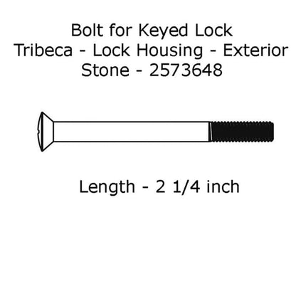 Andersen Frenchwood Gliding Door - Bolt for Keyed Lock - Tri