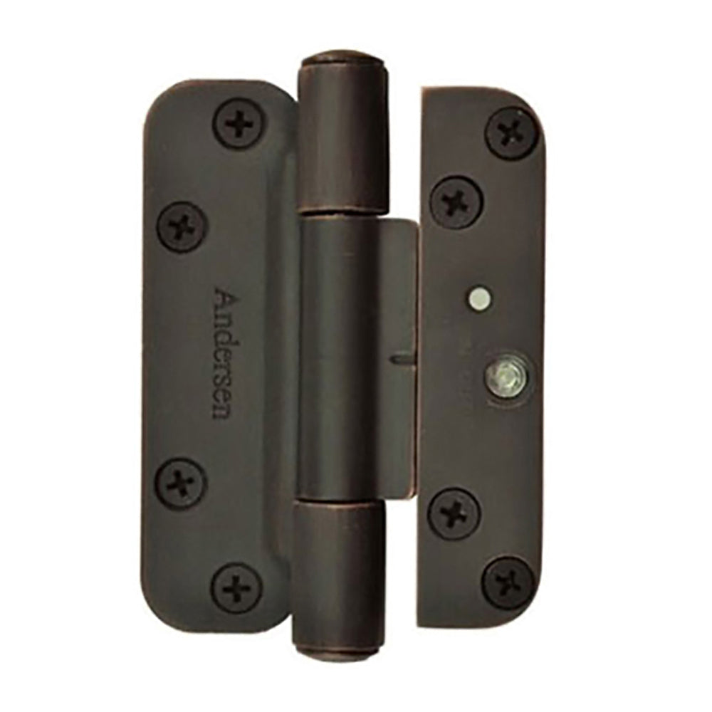 Andersen Single Hinge, Left Hand (2005-Present) - Distressed Bronze