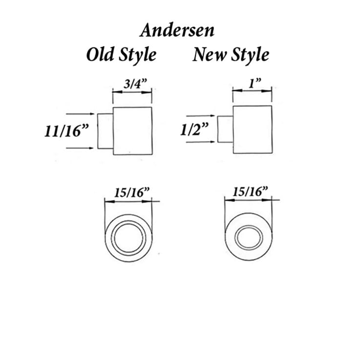Andersen FWH / FWO Handle Extender/ Extension - White