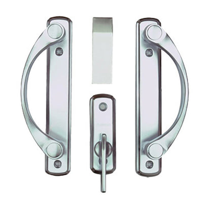 Andersen Newbury 2 Panel Gliding Door Hardware Set - Brushed Chrome