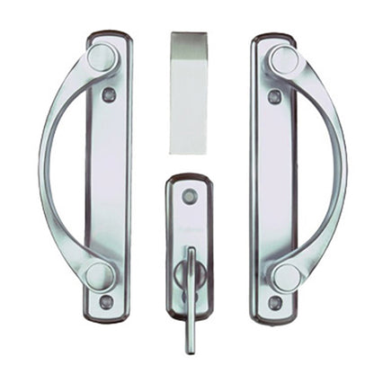 Andersen Newbury 2 Panel Gliding Door Hardware Set - Brushed Chrome