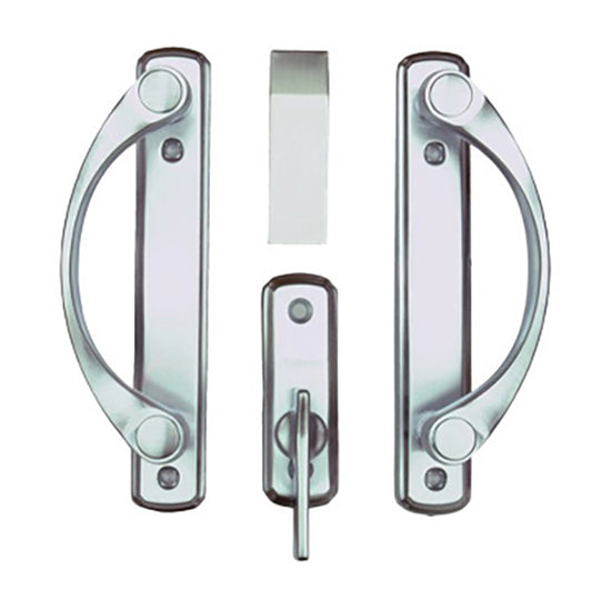 Andersen Newbury 2 Panel Gliding Door Hardware Set - Brushed Chrome