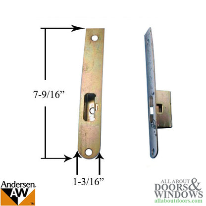Andersen Hook Bolt Receiver - Upper PA/ Lower AP , FWH Door