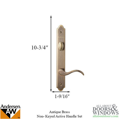 Andersen Handle Set, Single Door, Covington, Active Door