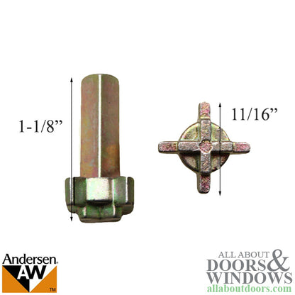 Andersen Frenchwood Hinged Door Lock Actuator, 1-3/4 Door