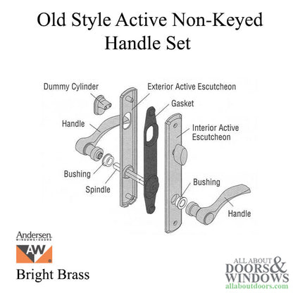 Old Style Andersen Handle Set, Estate, Active Door