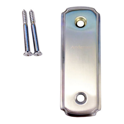 Andersen Gliding Door Cover Plate, Newbury Style - Polished Chrome