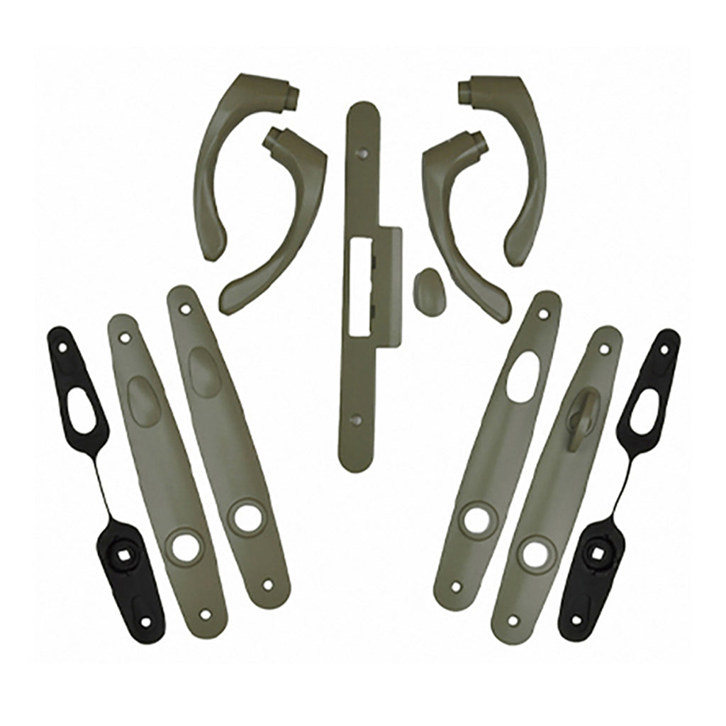 Andersen Tribeca Hardware Kit - Double Doors, Non-Keyed - Stone