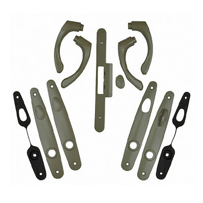 Andersen Tribeca Hardware Kit - Double Doors, Non-Keyed - Stone