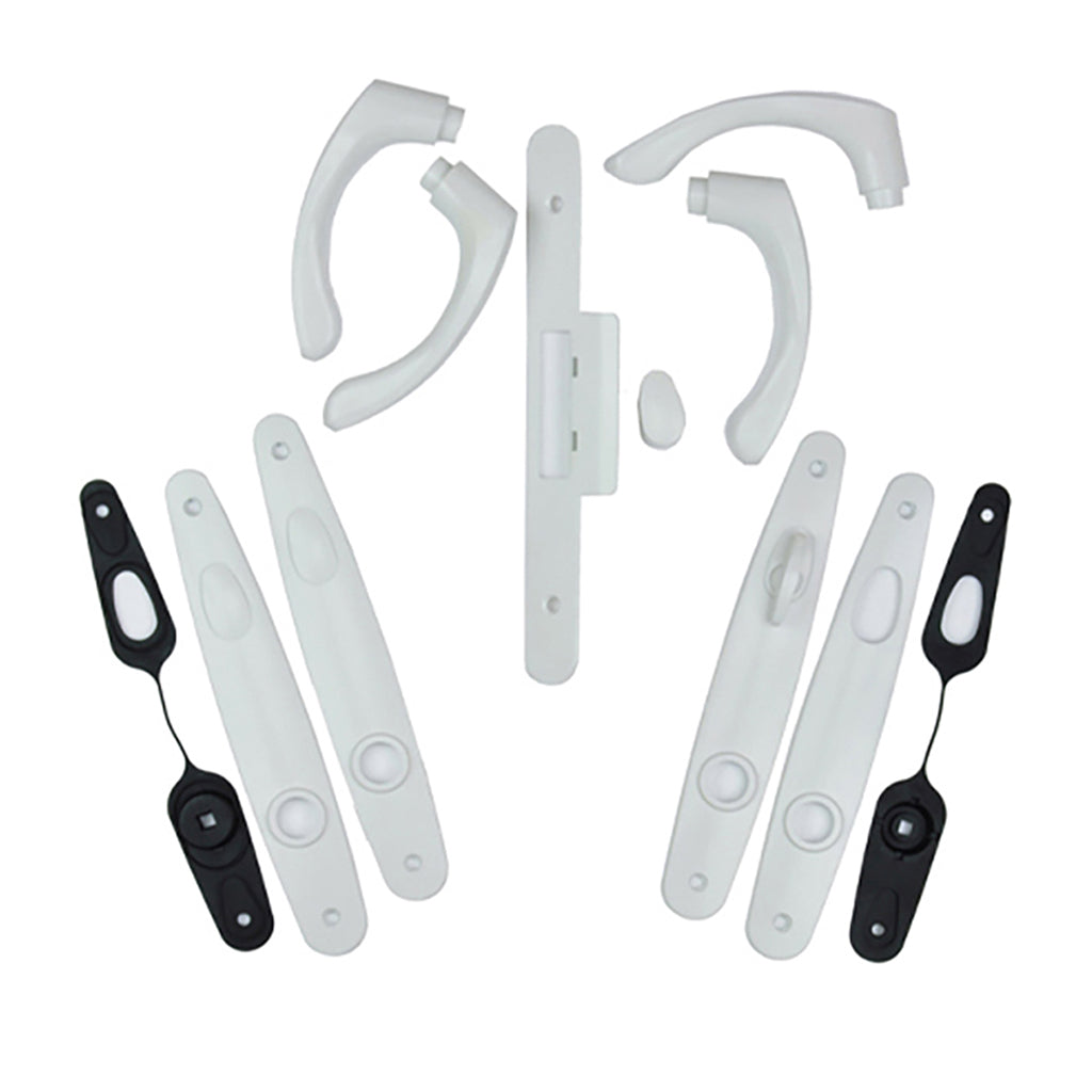 Andersen Tribeca Hardware Kit - Double Doors, Non-Keyed - White
