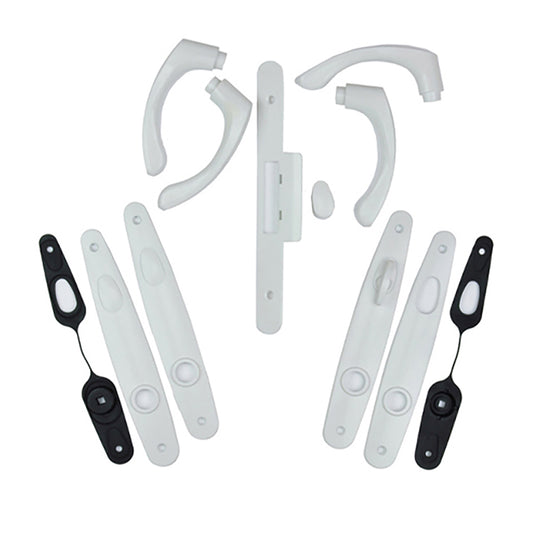 Andersen Tribeca Hardware Kit - Double Doors, Non-Keyed - White