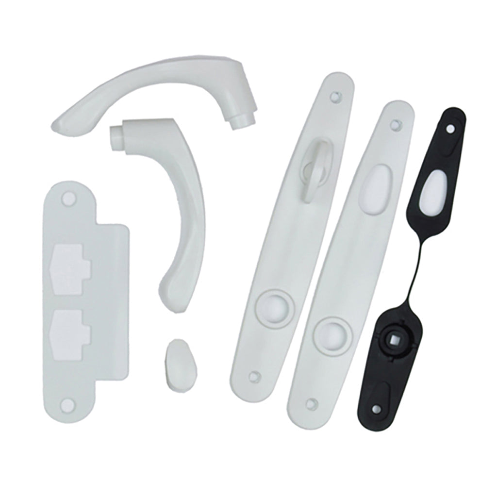 Andersen Tribeca Hardware Kit - Active Single Door, Non-Keyed - White
