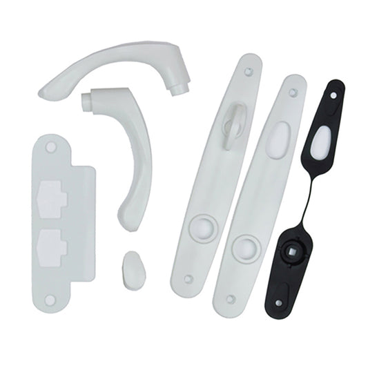 Andersen Tribeca Hardware Kit - Active Single Door, Non-Keyed - White