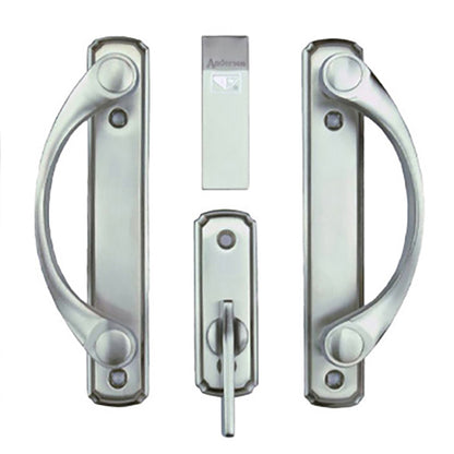 Andersen Newbury 2 Panel Gliding Door Hardware Set - Satin Nickel
