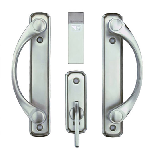 Andersen Newbury 2 Panel Gliding Door Hardware Set - Satin Nickel