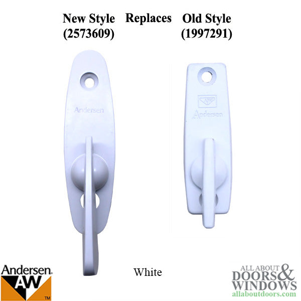 Thumb Latch, Andersen Tribeca Reachout New Style - White