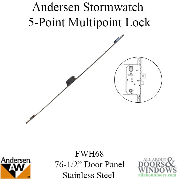 Andersen Stormwatch 5-Point Lock AP/PA - FWH68 Door