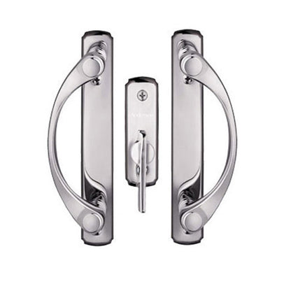 Andersen Newbury 2 Panel Gliding Door Hardware Set - Polished Chrome