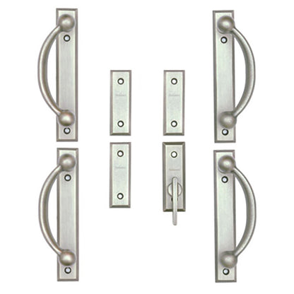 Andersen Yuma 4-Panel Gliding Door Interior/Exterior Trim Hardware - Distressed Nickel