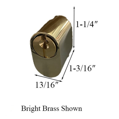 Andersen Keyed Cylinder with Housing - Satin Nickel