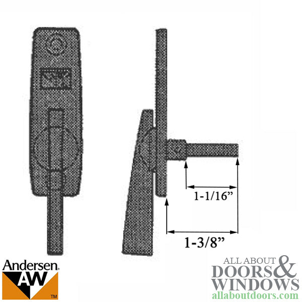 Andersen Window - Frenchwood Gliding Door Hardware, Newbury