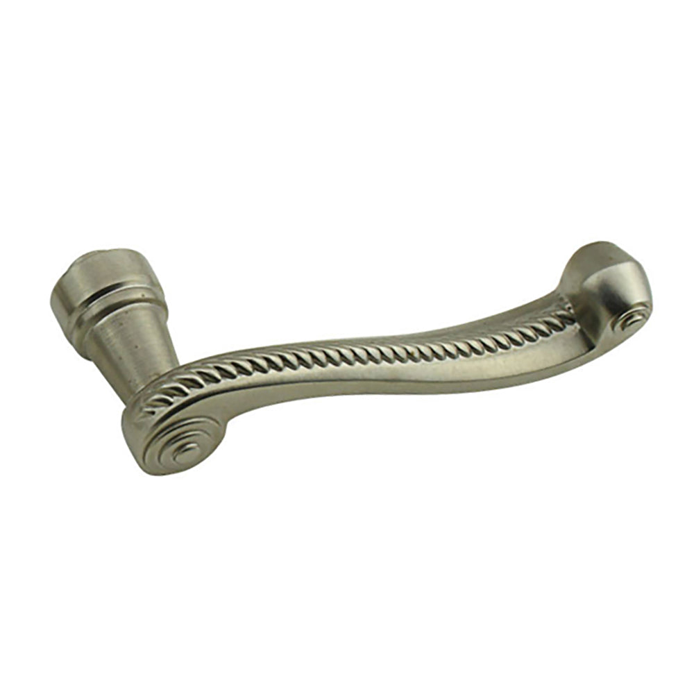 Andersen Hinged Door Lever Handle, Whitmore, Right Hand - Satin Nickel