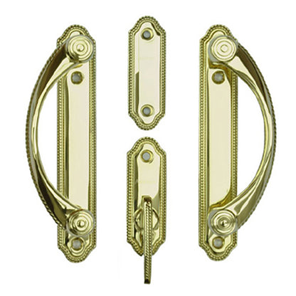 Andersen Whitmore 2-Panel Gliding Door Interior/Exterior Trim Hardware - Bright Brass