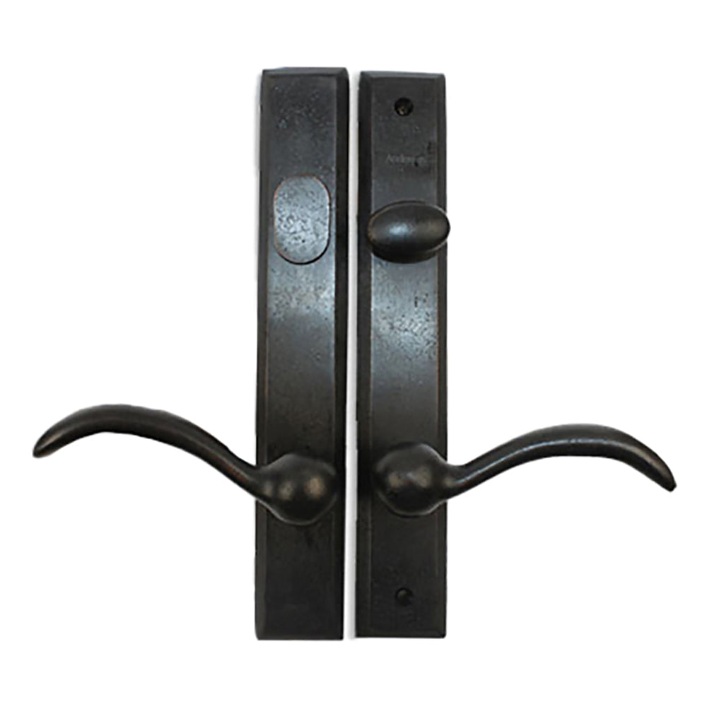 Andersen Yuma Single Door Hardware Kit - Active, Non-Keyed - Distressed Bronze