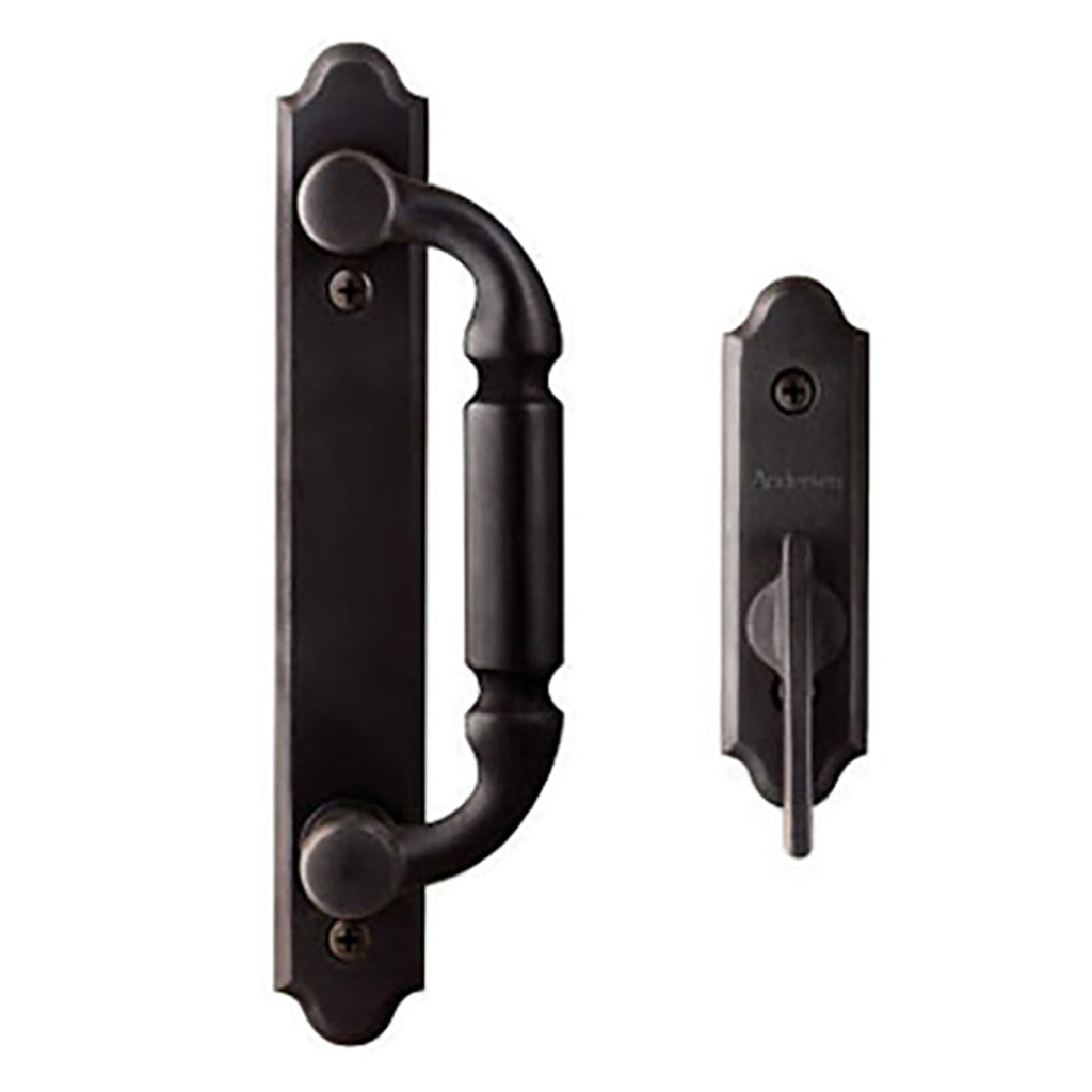 Andersen Frenchwood Gliding Door Trim Covington, 2 Panel Interior & Exterior - Oil Rubbed Bronze