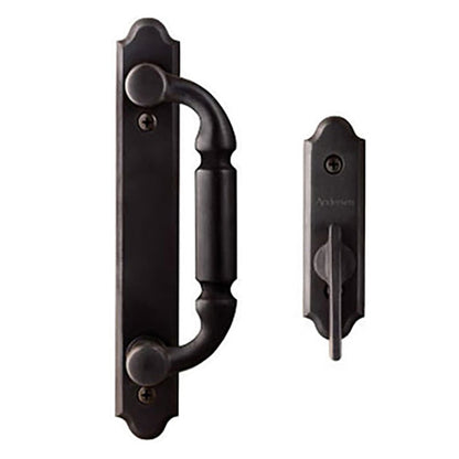 Andersen Frenchwood Gliding Door Trim Covington, 2 Panel Interior & Exterior - Oil Rubbed Bronze