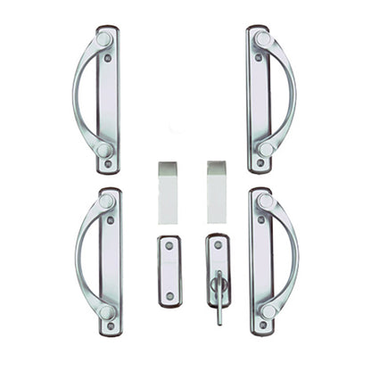 Andersen Newbury 4 Panel Gliding Door Hardware Set - Brushed Chrome