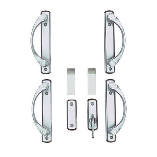 Andersen Newbury 4 Panel Gliding Door Hardware Set - Brushed Chrome