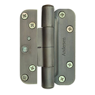 Andersen 3-Hinge Kit, Right Hand (2005-Present) - Distressed Nickel