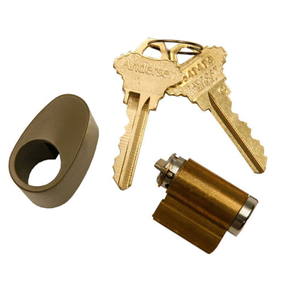Andersen Keyed Cylinder with Housing - Stone