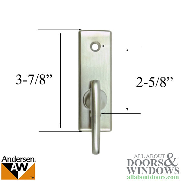 Andersen Frenchwood Gliding Door - Thumb Latch - Anvers/Insi