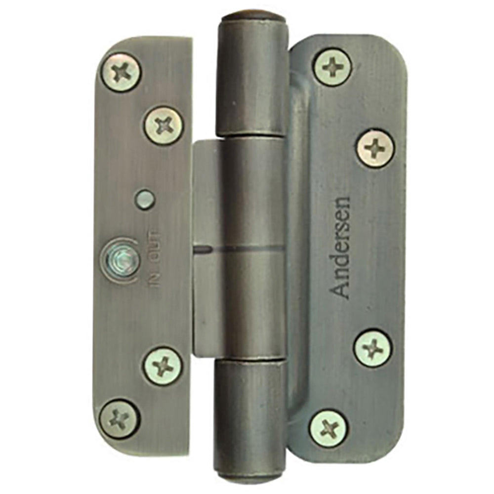 Andersen 4 Hinge Kit, Right Hand (2005-Present) - Distressed Nickel