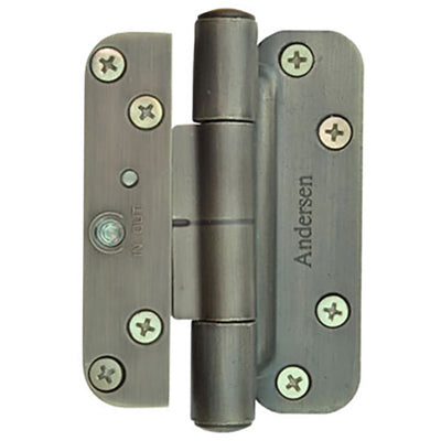 Andersen 4 Hinge Kit, Right Hand (2005-Present) - Distressed Nickel