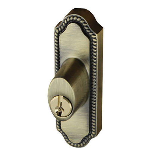 Andersen Frenchwood Gliding Door - Keyed Lock - LH - Antique Brass